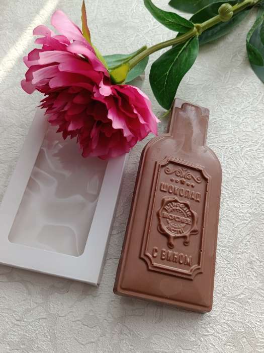Фотография покупателя товара Форма для шоколада - плитка «Маме», 18 х 9,5 см - Фото 3