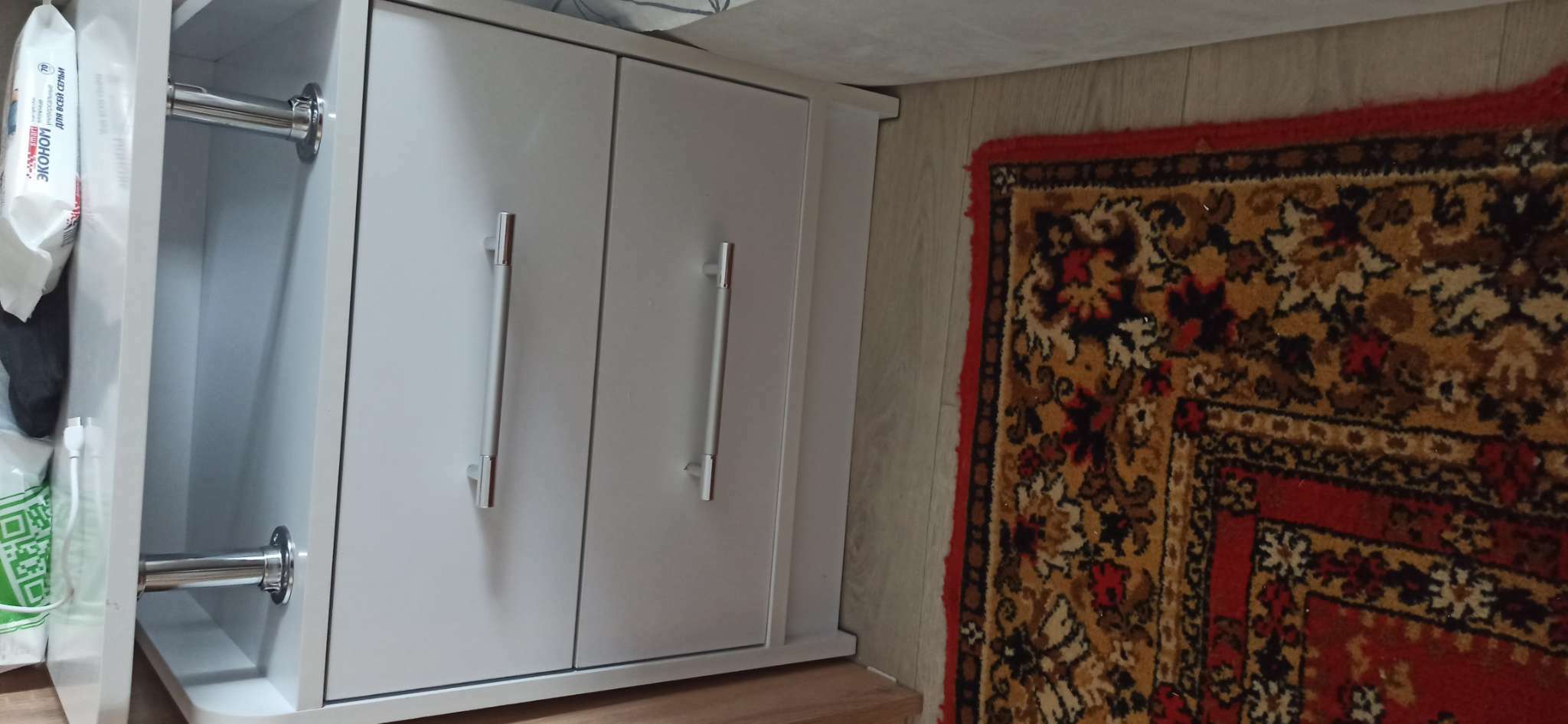 Фотография покупателя товара УЦЕНКА Тумба прикроватная Милан, 600×500×410, Венге - Фото 12