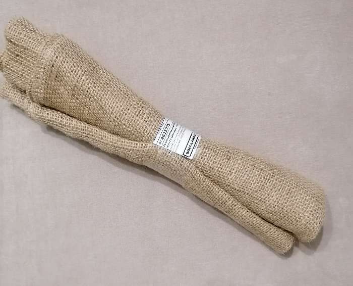 Фотография покупателя товара Мешок джутовый, 50 × 69 см, плотность 260 г/м², плетение 46 × 34 нити, с завязками - Фото 1
