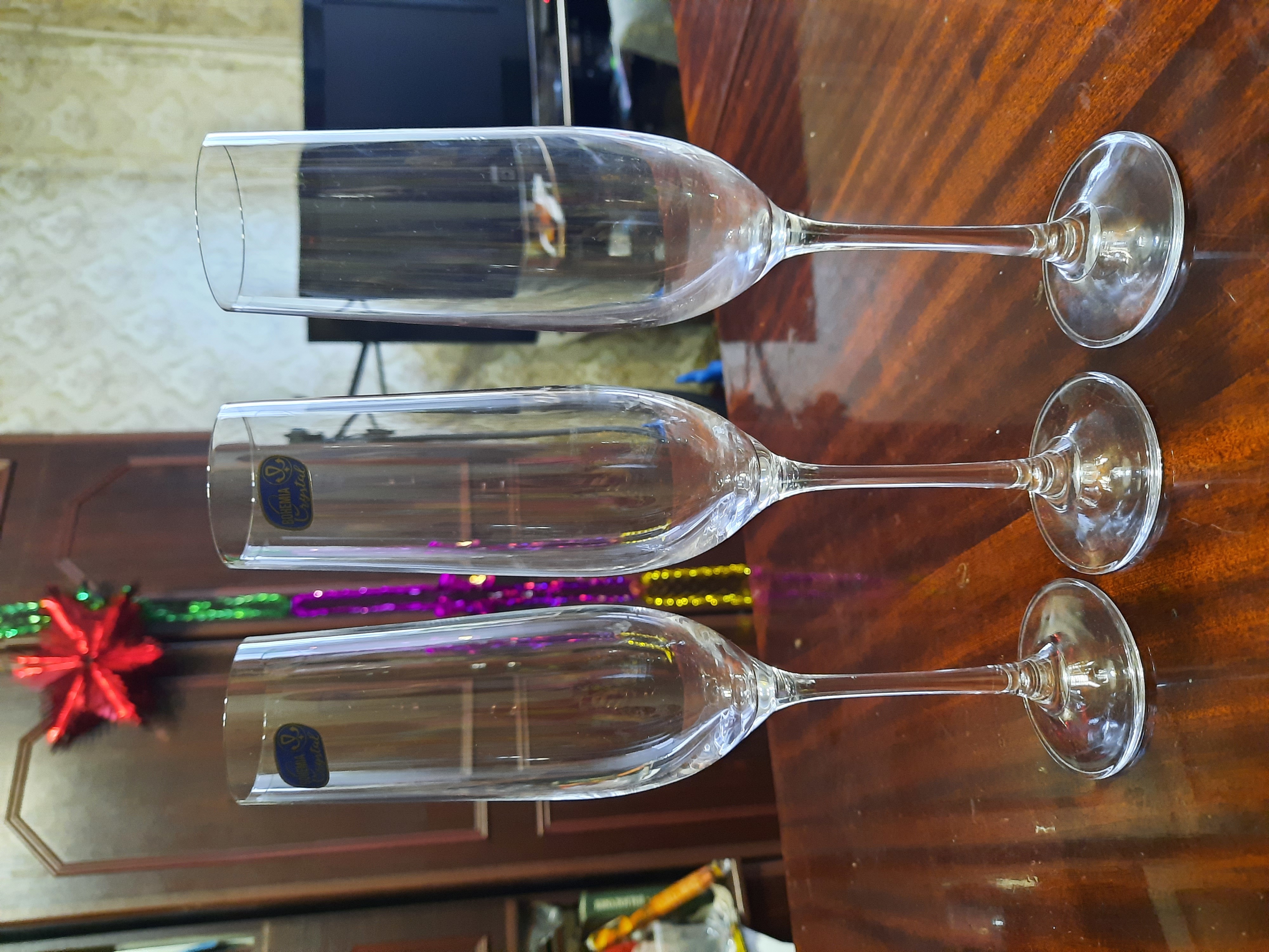 Фотография покупателя товара Набор бокалов для шампанского «Виола», 190 мл, 6 шт - Фото 4