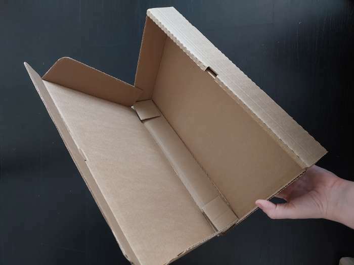 Фотография покупателя товара Коробка для пирога, крафтовая, 39 х 25 х 6 см - Фото 1