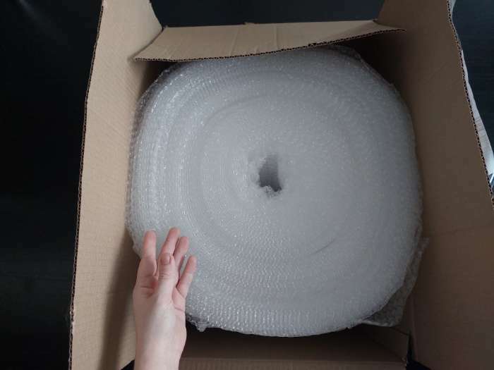 Фотография покупателя товара Плёнка воздушно-пузырьковая, плотность 40 г/м², 50 × 0,5 м, двухслойная, Greengo