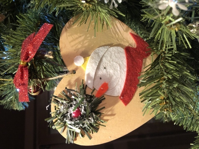 Фотография покупателя товара Новогодняя подвеска «Хвойный снеговик» - Фото 1