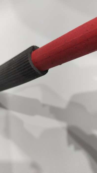 Фотография покупателя товара Лом-гвоздодер, 400 мм, круглый, диаметр 17 мм, резиновая ручка - Фото 2