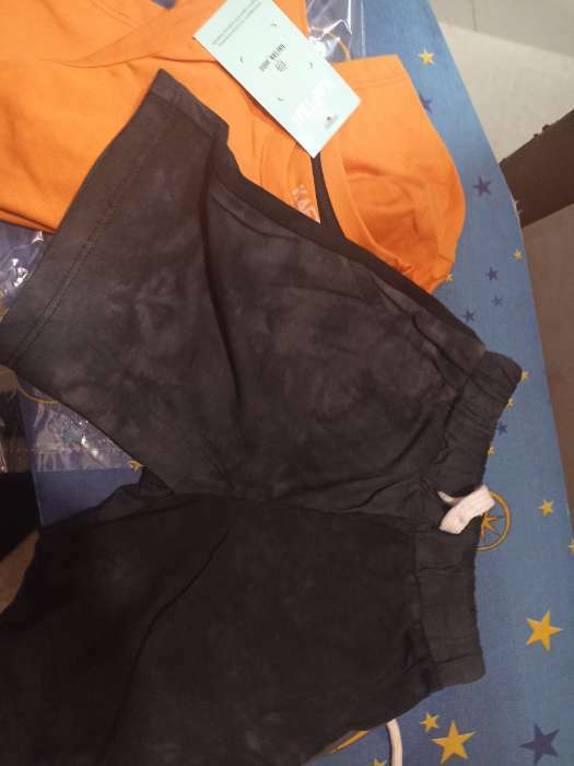 Фотография покупателя товара Костюм для мальчика (футболка, шорты) KAFTAN "Trendy" размер 30 (98-104), цвет оранжевый - Фото 3
