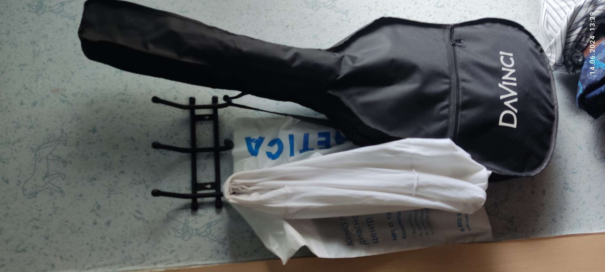 Фотография покупателя товара Вешалка настенная «Уют 3», 3 крючка цвет чёрный