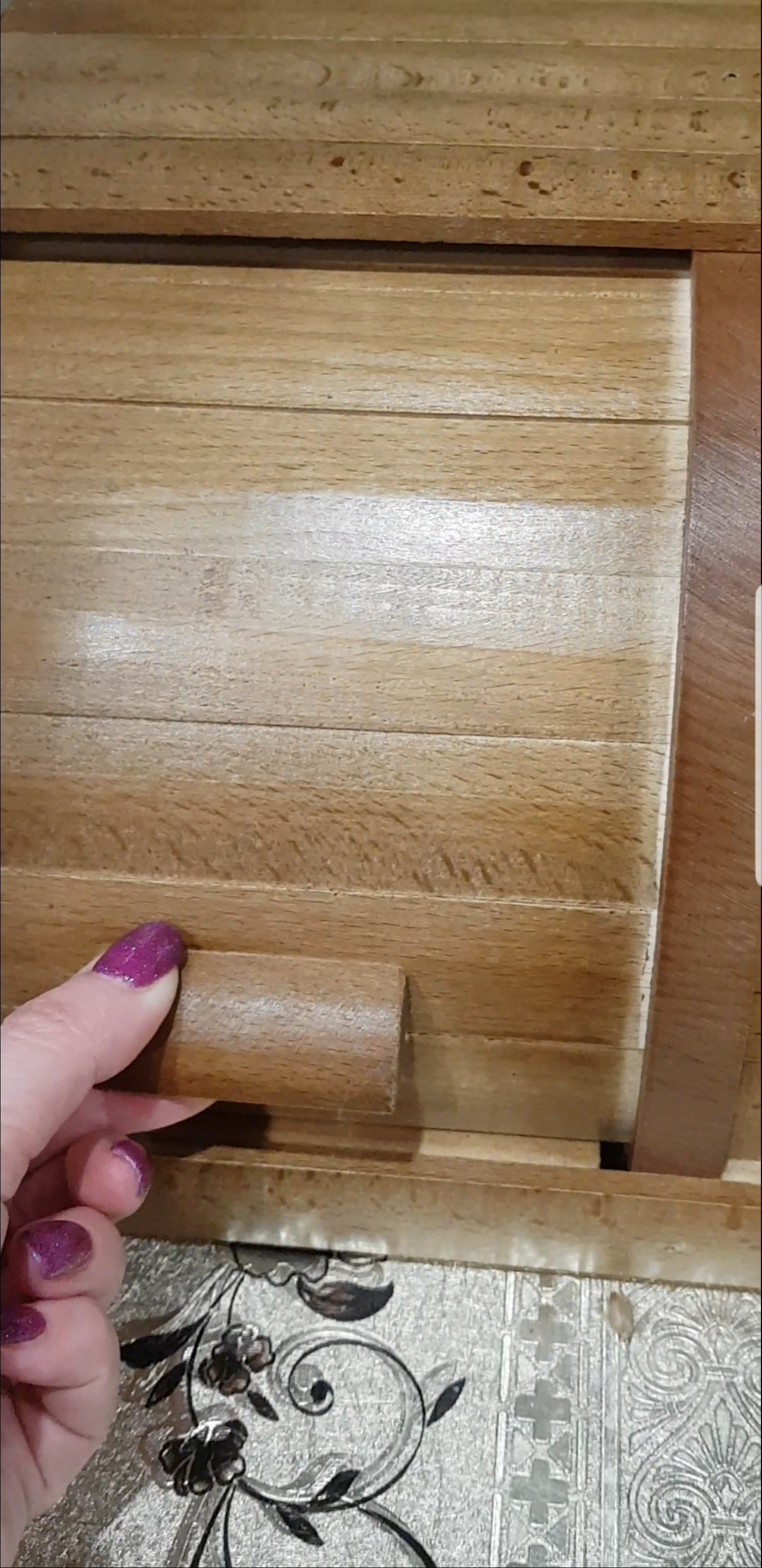 Фотография покупателя товара Хлебница деревянная "Славянская", двойная, 45 см, массив бука - Фото 4