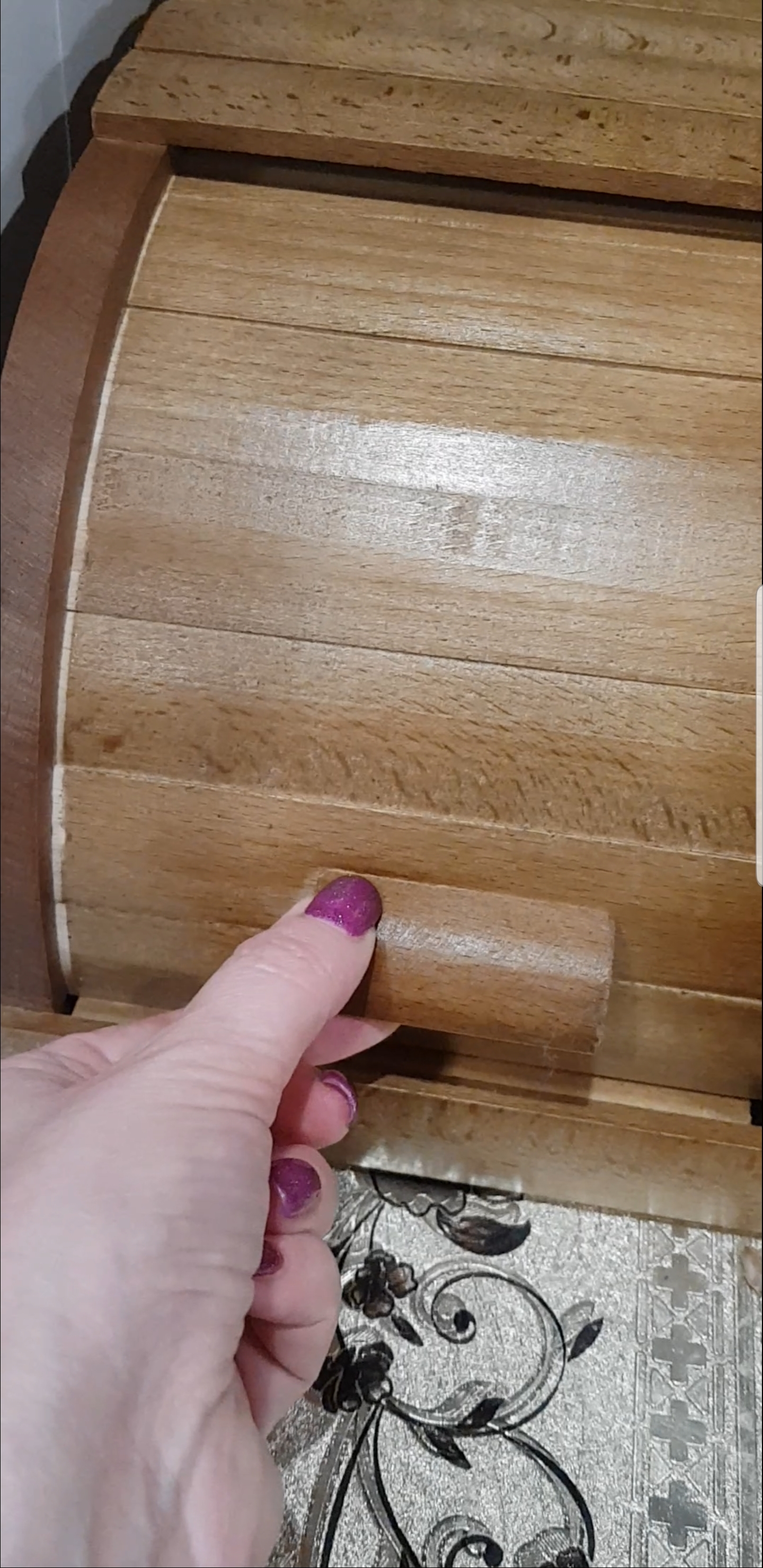 Фотография покупателя товара Хлебница деревянная "Славянская", двойная, 45 см, массив бука