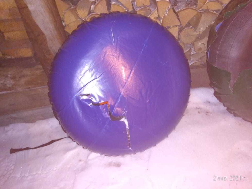 Фотография покупателя товара Тюбинг-ватрушка ONLITOP, диаметр чехла 80 см, цвета МИКС - Фото 58