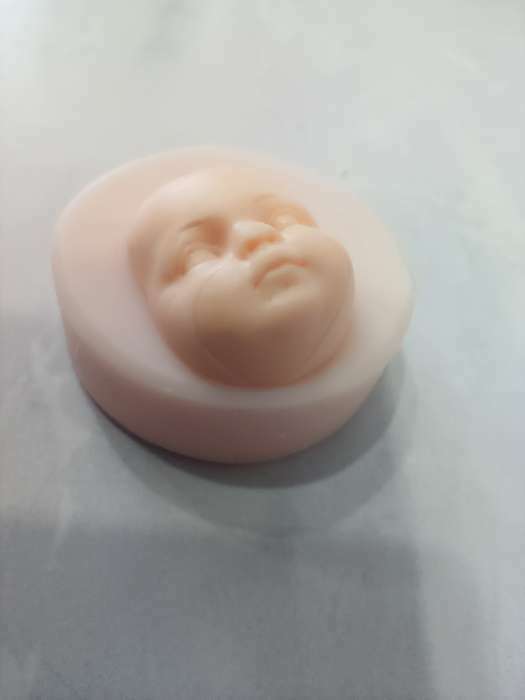 Фотография покупателя товара Молд силикон "Лицо младенца" №10 3х2,1х1,1 см - Фото 8