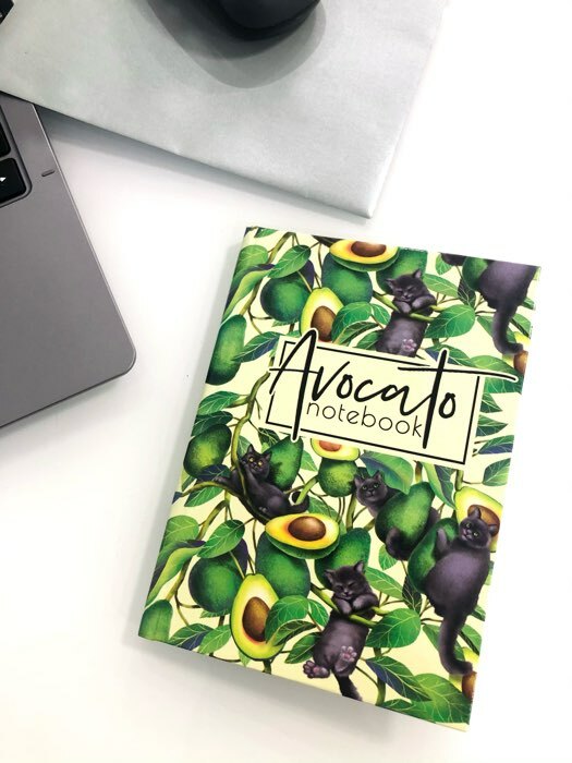 Фотография покупателя товара Блокнот А6 в твердой обложке Avocato notebook, 40 листов - Фото 3