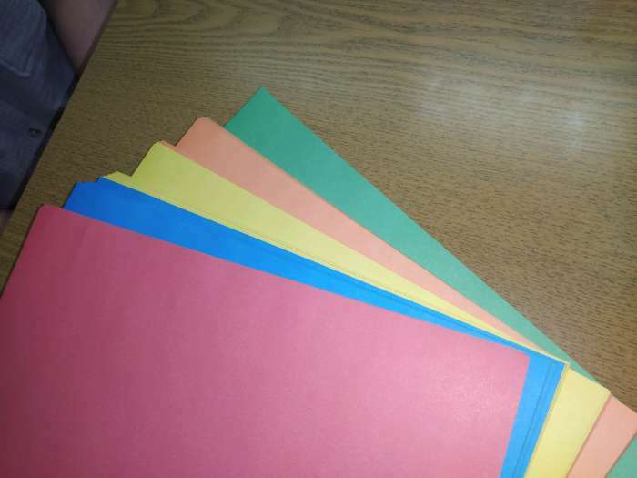 Фотография покупателя товара Бумага цветная А4, 250 листов «Палитра радуга» Интенсив, 80 г/м² - Фото 3