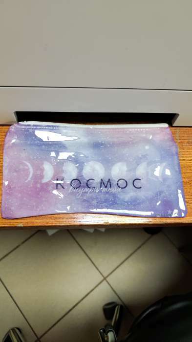 Фотография покупателя товара Косметичка PVC на молнии «Космос внутри тебя» - Фото 2