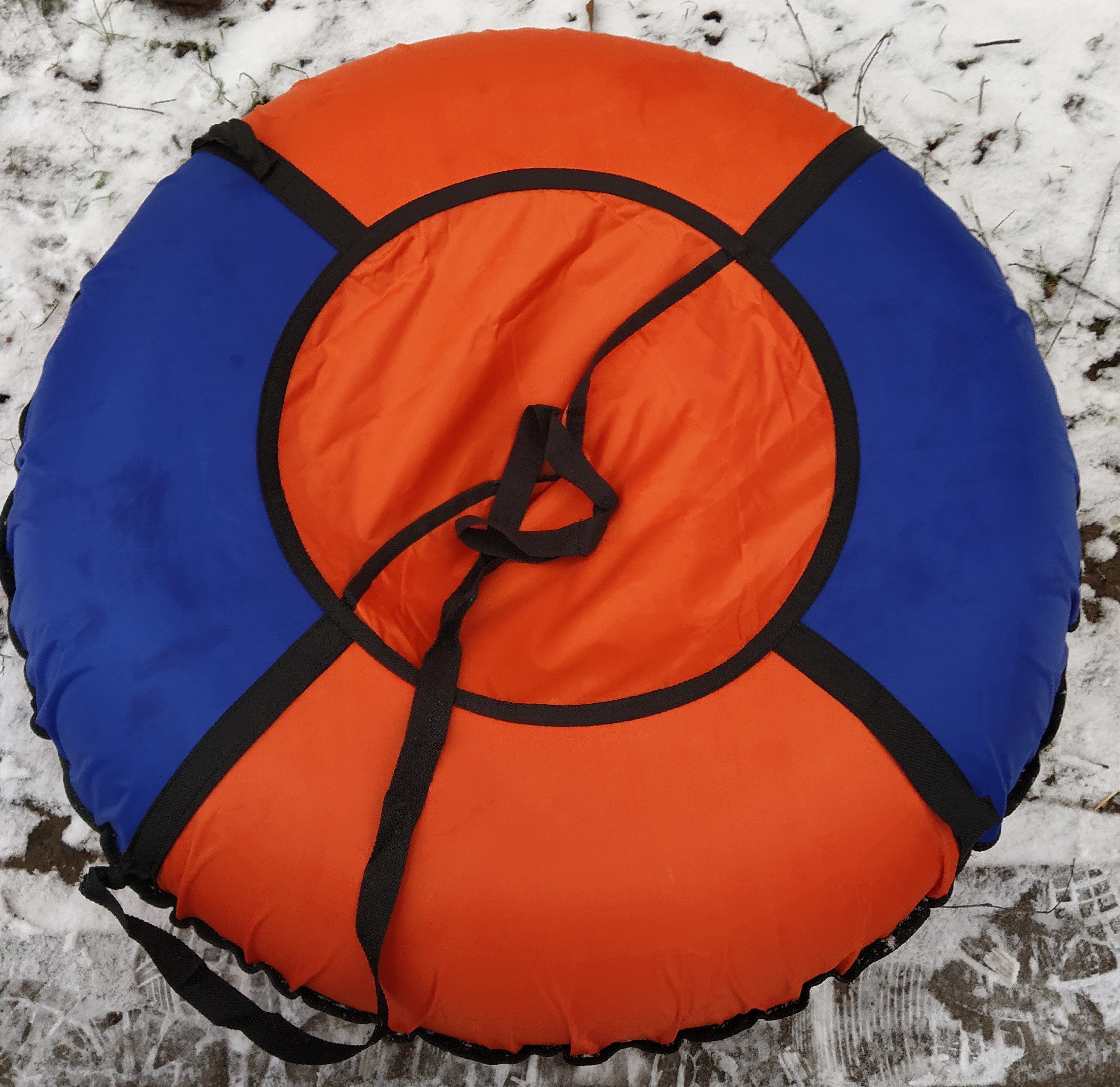 Фотография покупателя товара Тюбинг-ватрушка, диаметр чехла 110 см, цвета МИКС - Фото 1