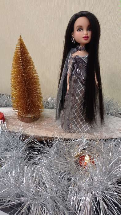 Фотография покупателя товара Волосы - тресс для кукол «Прямые» длина волос: 25 см, ширина:100 см, цвет № 3