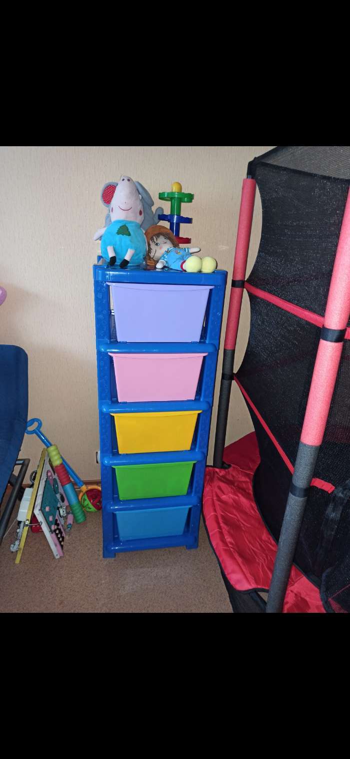 Фотография покупателя товара Комод детский №18, 5 секций, цвет синий - Фото 4