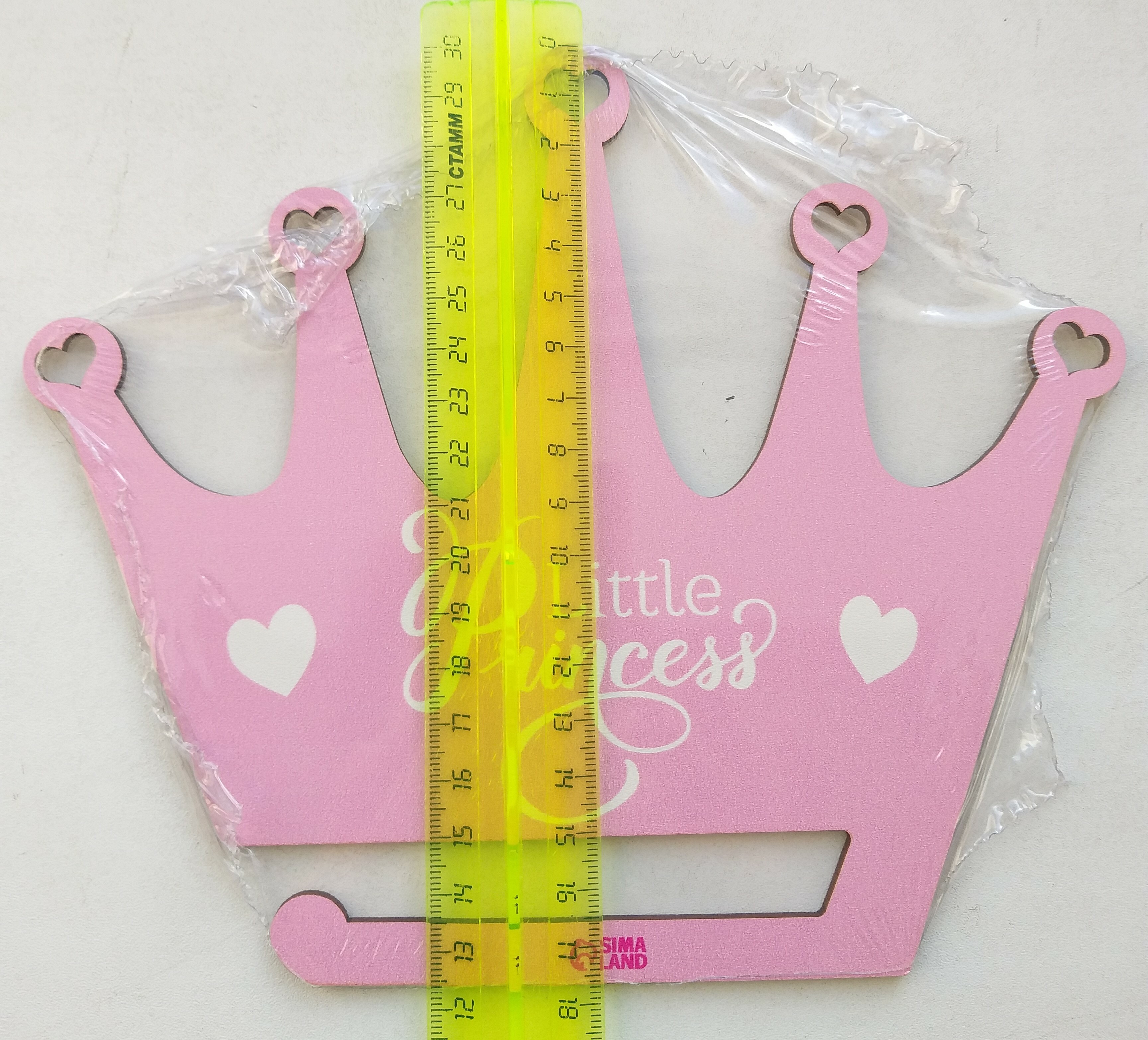 Фотография покупателя товара Органайзер для резинок настенный «Принцесса», 17,9 х 21,4 см