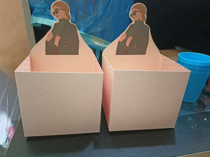 Фотография покупателя товара Коробки для мини букетов «LADY», 12 × 20 × 10 см
