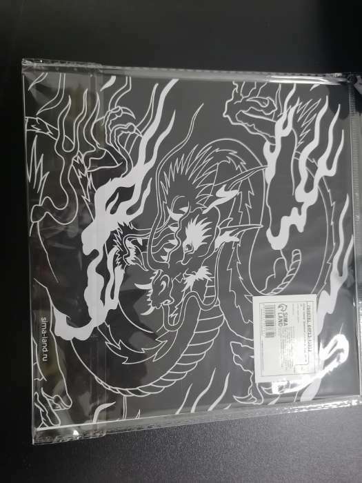 Фотография покупателя товара Набор гравюр «Драконы», 2 шт, 19х19 см, с металлическим эффектом «золото»