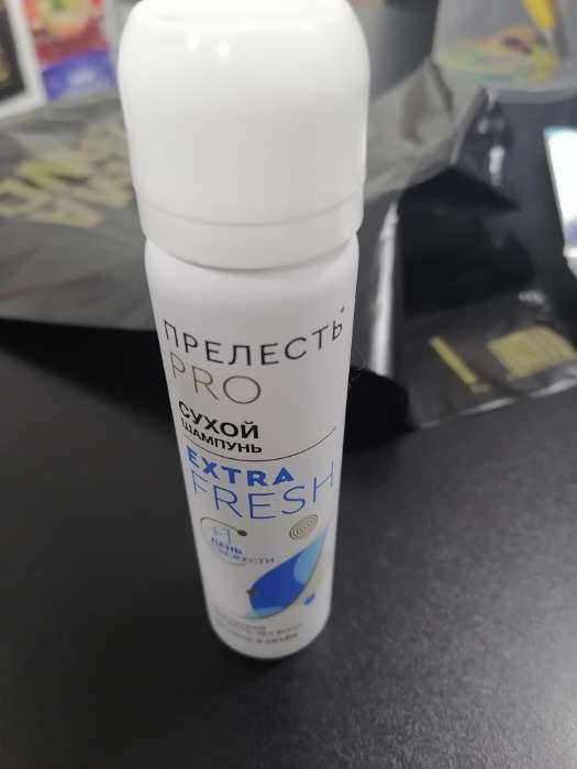 Фотография покупателя товара Сухой шампунь для волос «Прелесть Professional» extra fresh, 75 мл - Фото 1
