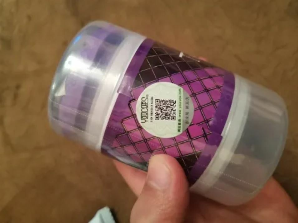 Фотография покупателя товара Мастурбатор сквозной Оки-Чпоки Through HARD, силикон, фиолетовый