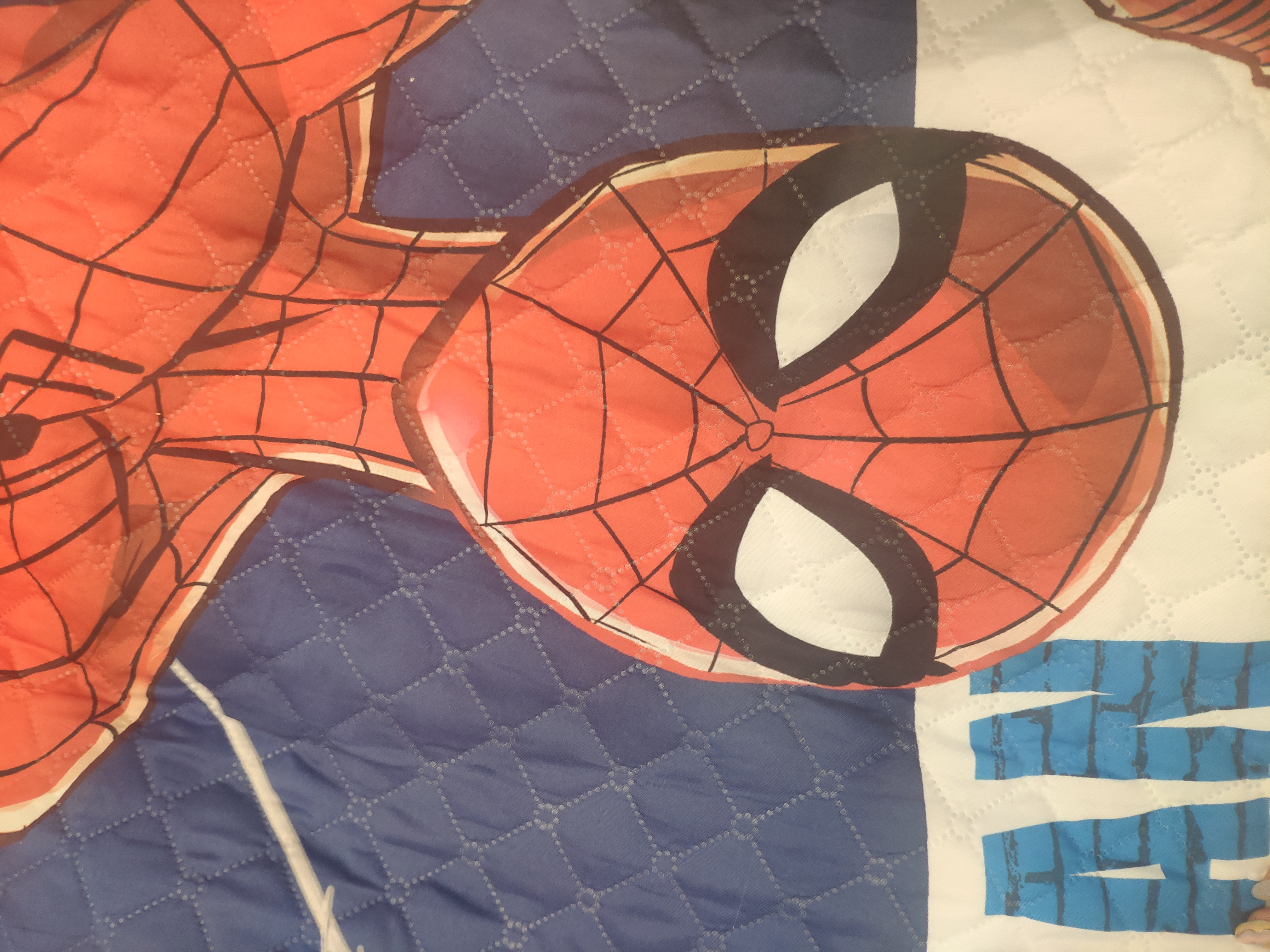 Фотография покупателя товара Покрывало детское «Человек паук» 1,5 сп, 145х210 см, микрофибра - Фото 3