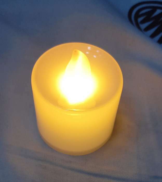 Фотография покупателя товара Светодиодные свечи «Эффект живого пламени», 4 шт., d= 3.5, модель AR-0006 - Фото 2