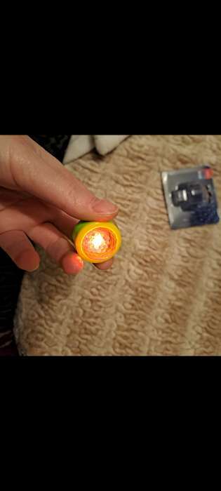 Фотография покупателя товара Световой прибор «Кольцо» 2.5 см, свечение RGB - Фото 1