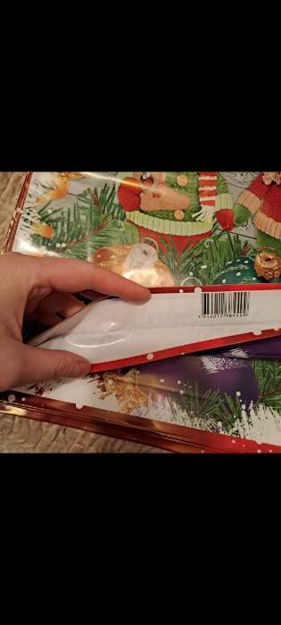Фотография покупателя товара Пакет " Новогоднее волшебство", полиэтиленовый с вырубной ручкой, 38х47 см, 60 мкм