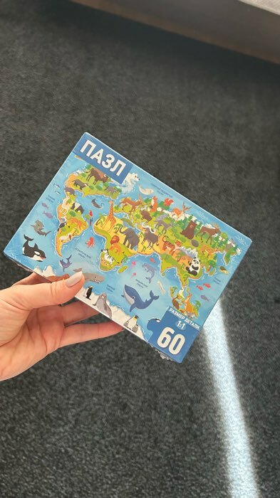Фотография покупателя товара Пазл «Животные мира», 60 элементов - Фото 4