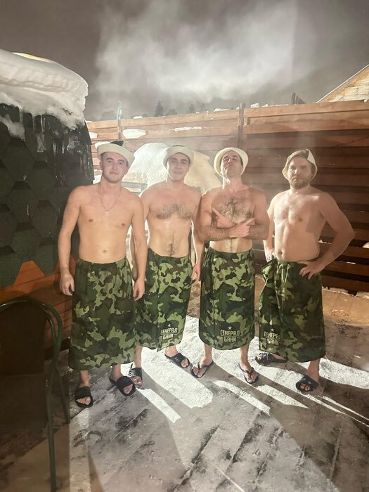 Фотография покупателя товара Полотенце - килт вафельное мужское для бани «Камуфляж», 80×150 см, хлопок 100 % - Фото 1