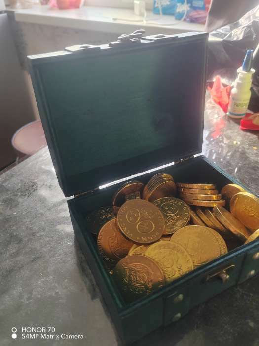 Фотография покупателя товара Монеты шоколадные Мешочек "Золото Пиратов", 150 г