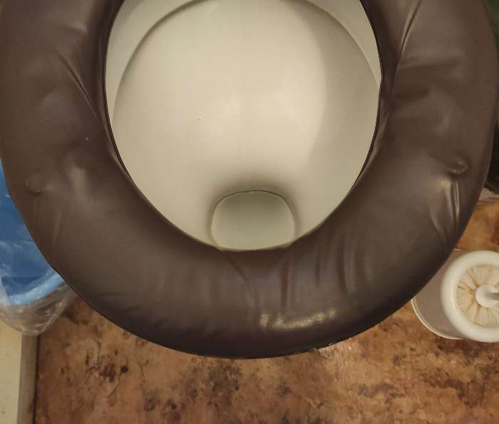 Фотография покупателя товара Сиденье для унитаза с крышкой, мягкое, цвет коричневый, рисунок микс - Фото 3