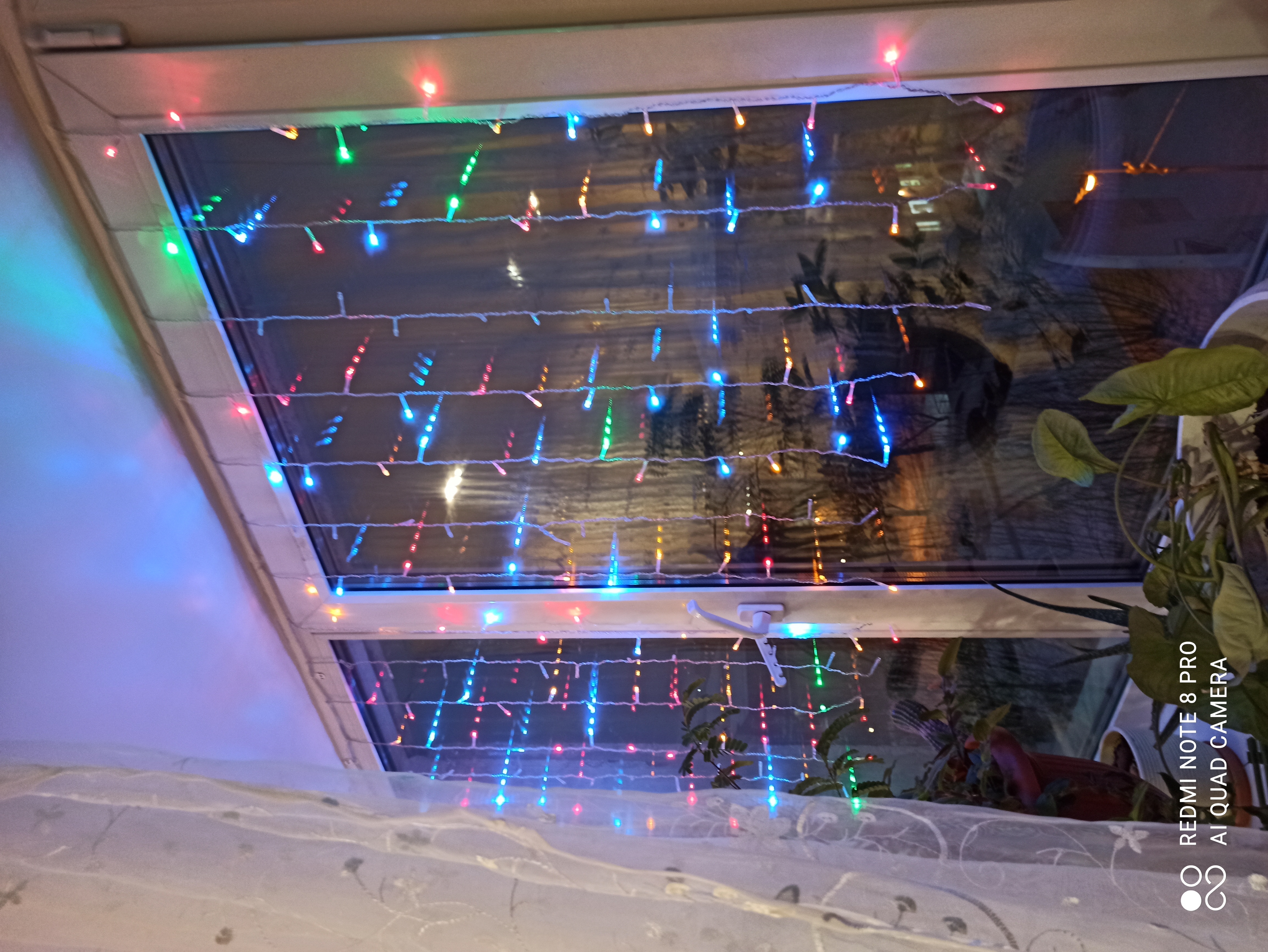 Фотография покупателя товара Гирлянда «Занавес» 2 × 1.5 м, IP20, прозрачная нить, 360 LED, свечение мульти, 8 режимов, 220 В - Фото 35