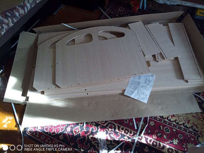 Фотография покупателя товара Кровать Альфа-3, с ящиками, Дуб молочный