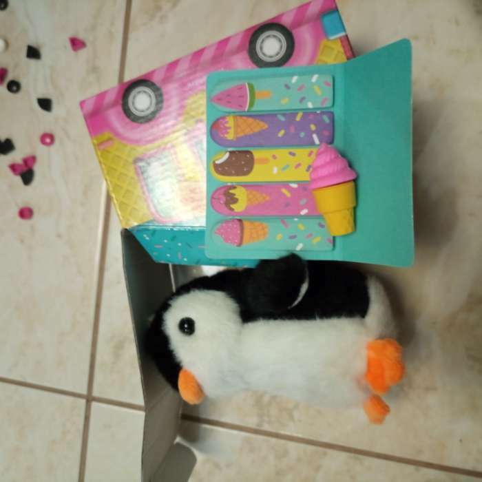 Фотография покупателя товара Мягкая игрушка с сюрпризом «Пингвин» - Фото 2