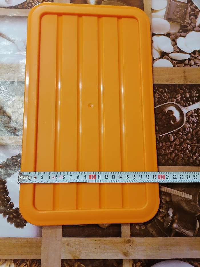Фотография покупателя товара Контейнер для хранения с крышкой 6 л, 35×20×13 см, цвет МИКС