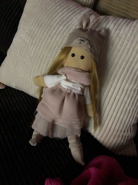 Фотография покупателя товара Набор для шитья. Интерьерная кукла «Мика», 30 см - Фото 4