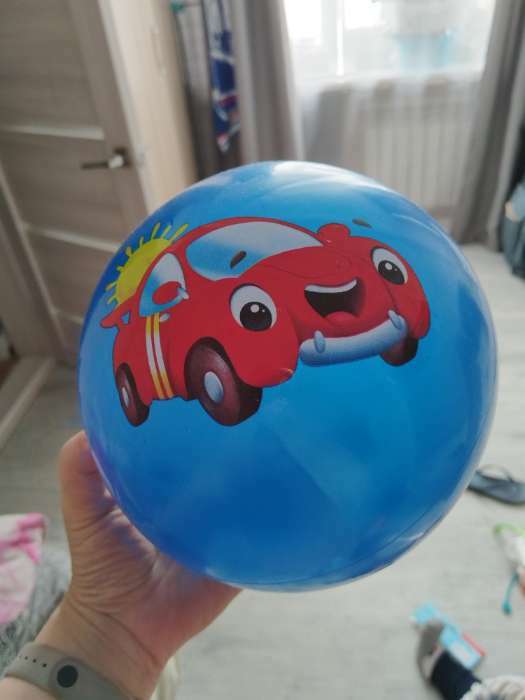 Фотография покупателя товара Мяч детский ZABIAKA, d=22 см, МИКС - Фото 1