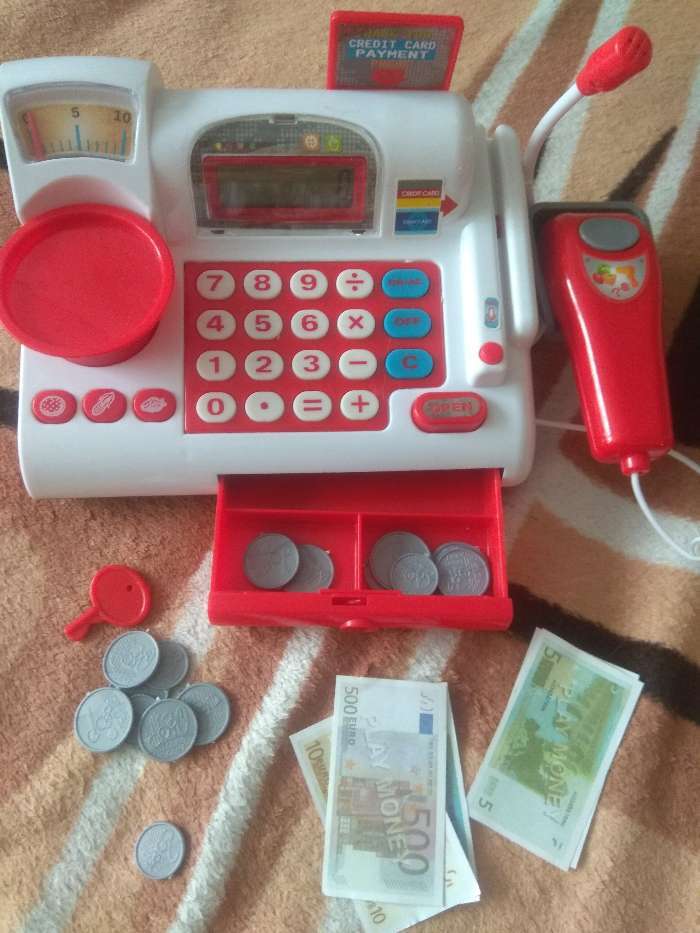 Фотография покупателя товара Касса «Супермаркет» с корзинкой и весами - Фото 1