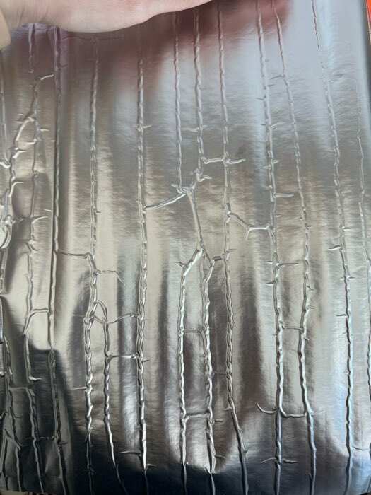 Фотография покупателя товара Пленка самоклеящаяся цветная deVENTE Metallic, 0,45 х 1 м, 30 мкм, серебро с алюминиевым напылением