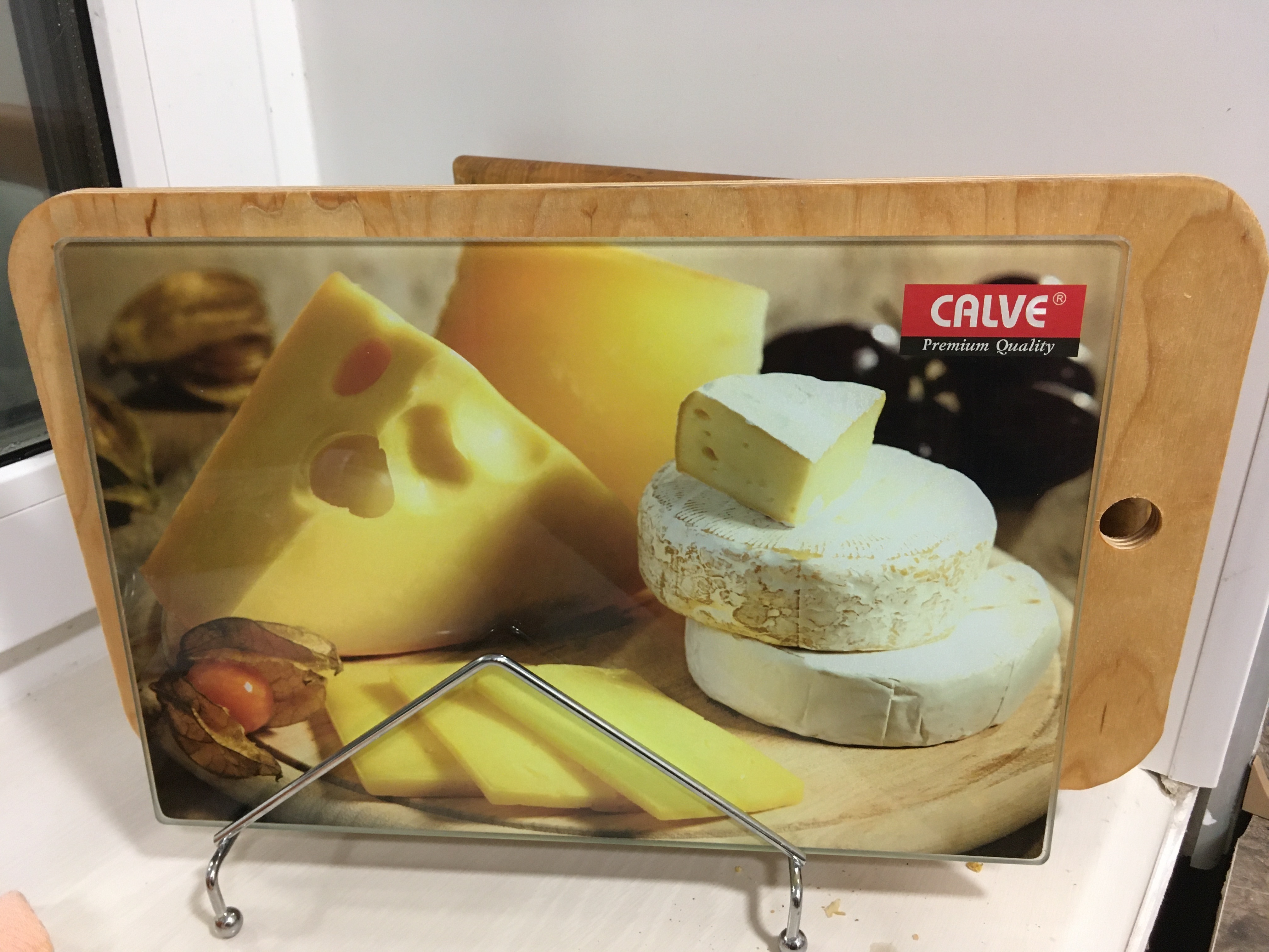 Фотография покупателя товара Доска разделочная «Ломтики сыра» 20×30 см, стеклянная - Фото 1