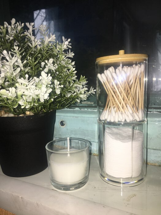 Фотография покупателя товара Свеча в гладком стакане ароматизированная "Жасмин", 8,5 см - Фото 1