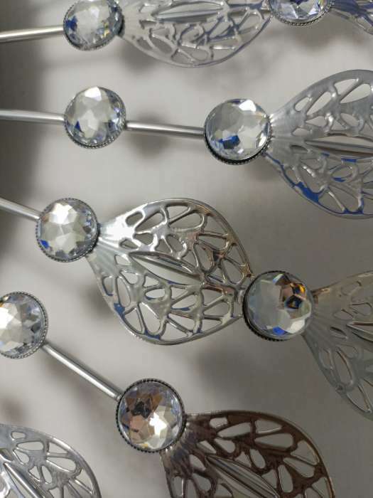 Фотография покупателя товара Часы настенные интерьерные «Ожеше», серия: Ажур, бесшумные, плавный ход, d=60 см, циферблат d=22 см, от батарейки 1×АА - Фото 5