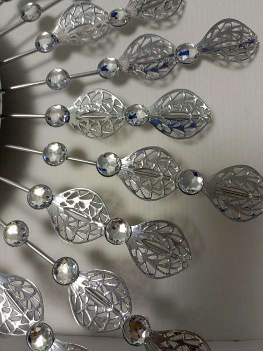 Фотография покупателя товара Часы настенные интерьерные «Ожеше», серия: Ажур, бесшумные, плавный ход, d=60 см, циферблат d=22 см, от батарейки 1×АА - Фото 6