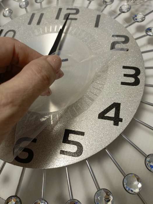 Фотография покупателя товара Часы настенные интерьерные «Ожеше», серия: Ажур, бесшумные, плавный ход, d=60 см, циферблат d=22 см, от батарейки 1×АА - Фото 8