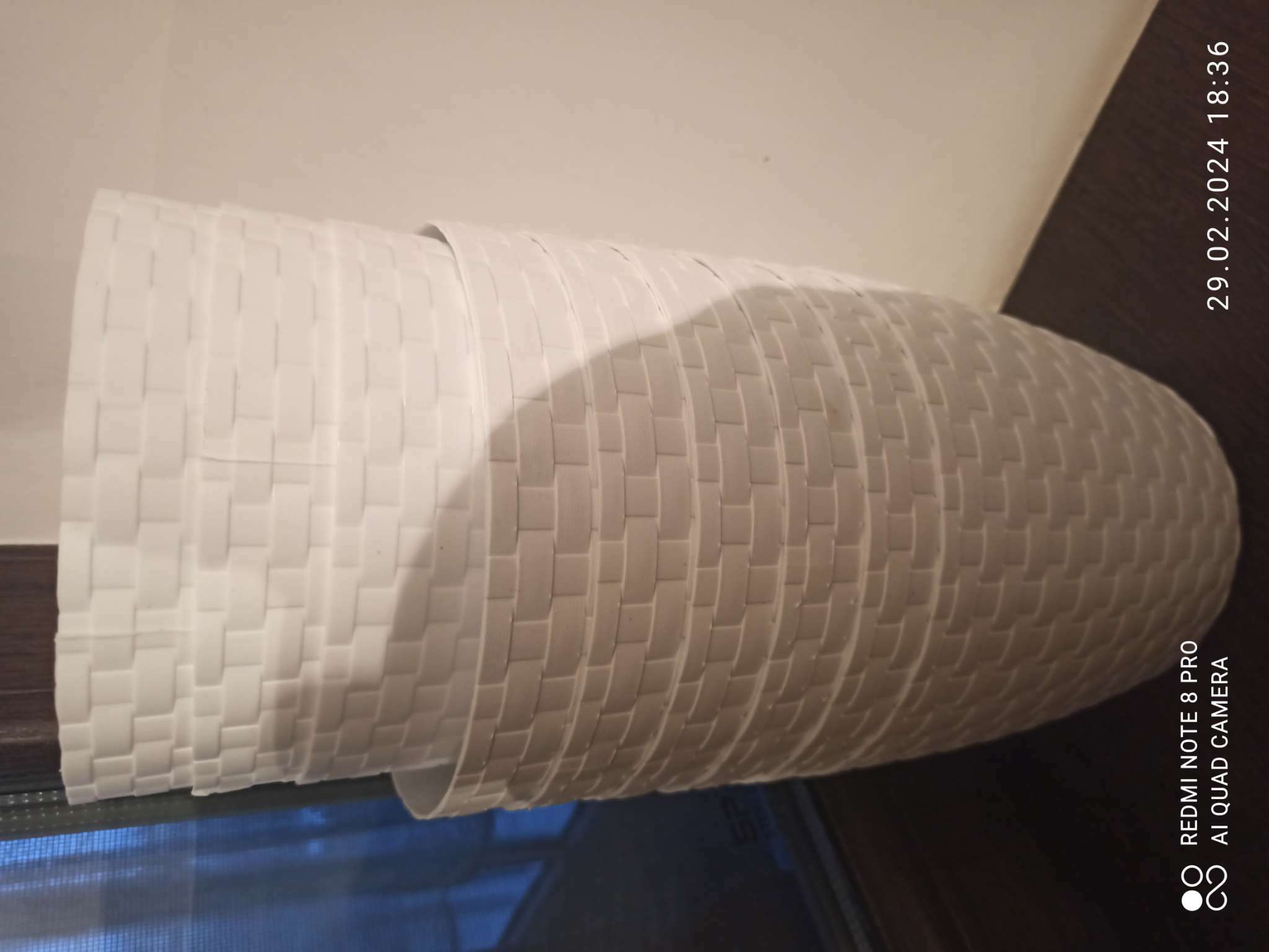 Фотография покупателя товара Горшок для цветов с поддоном «Ротанг», 3 л, d=17 см, h=17 см, пластиковый, белый - Фото 17