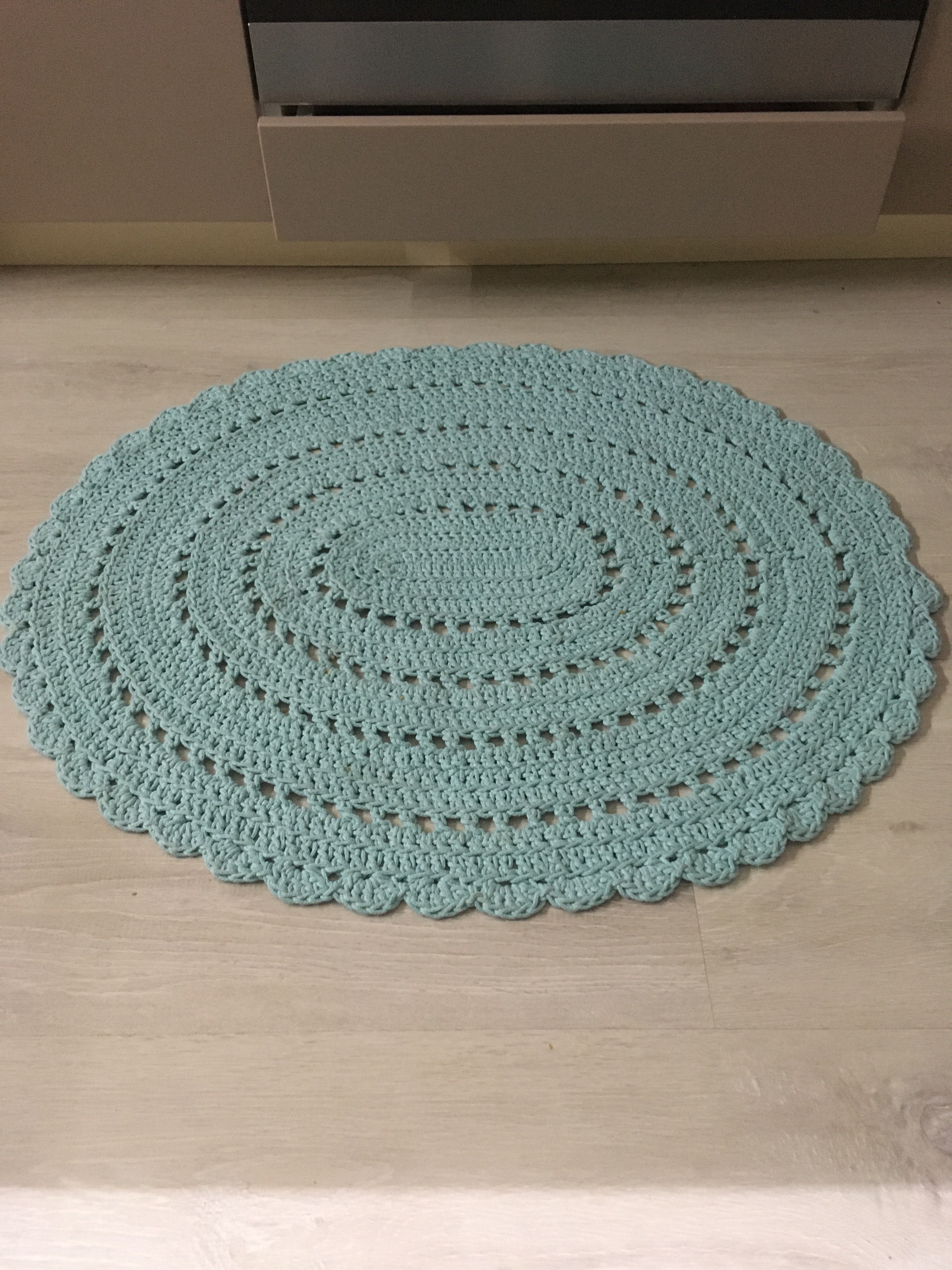 Фотография покупателя товара Шнур для вязания без сердечника 100% хлопок, ширина 3мм 100м/200гр (2106 голубой) - Фото 11