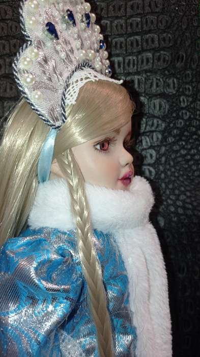 Фотография покупателя товара Волосы - тресс для кукол «Прямые» длина волос: 25 см, ширина:100 см, цвет № 16 - Фото 2