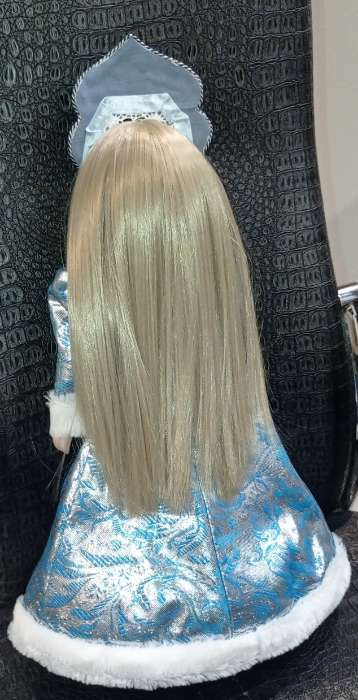 Фотография покупателя товара Волосы - тресс для кукол «Прямые» длина волос: 25 см, ширина:100 см, цвет № 16 - Фото 1